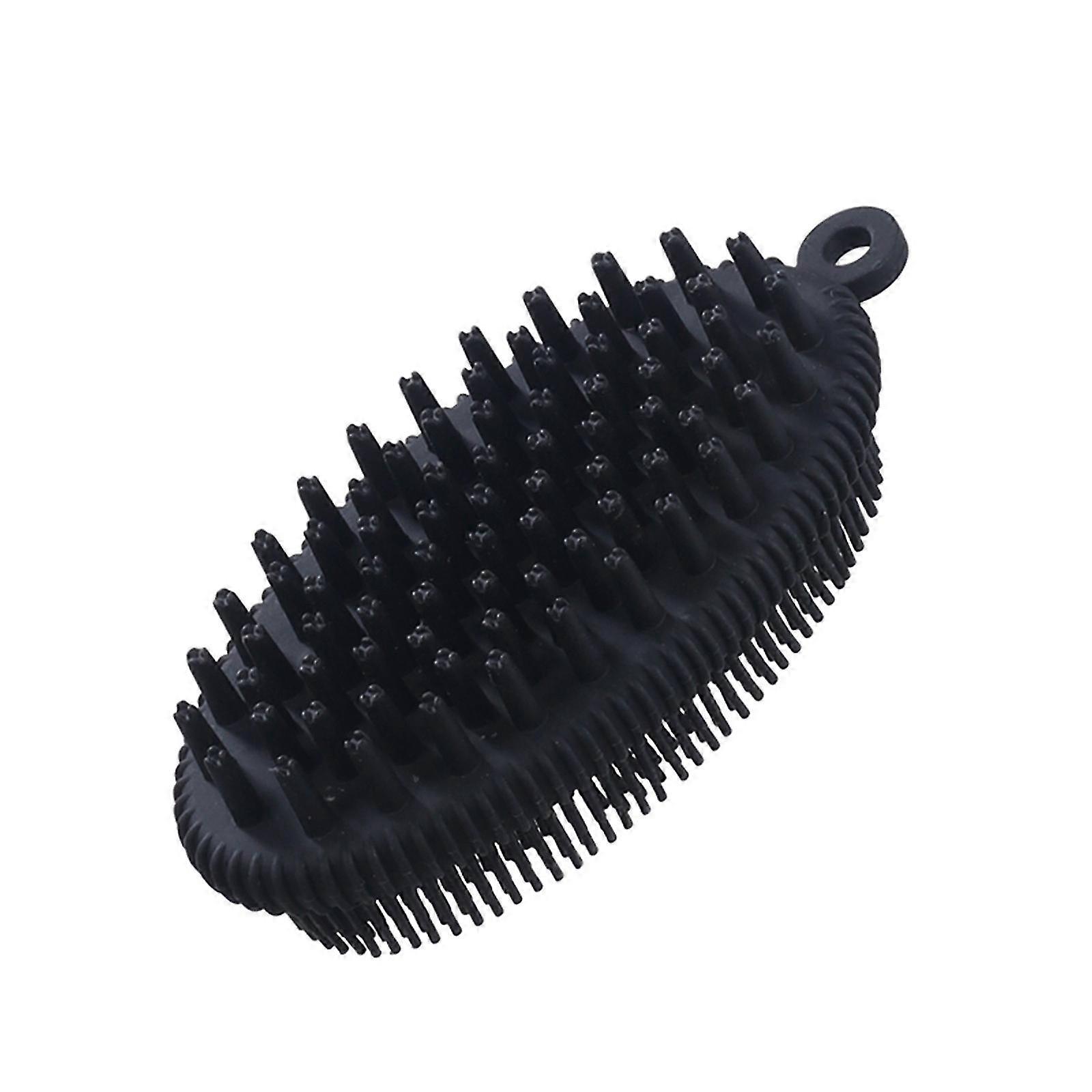 Shampoo Brush Silicone Bath Brush Multifunctional Double-sided Massage Brush
