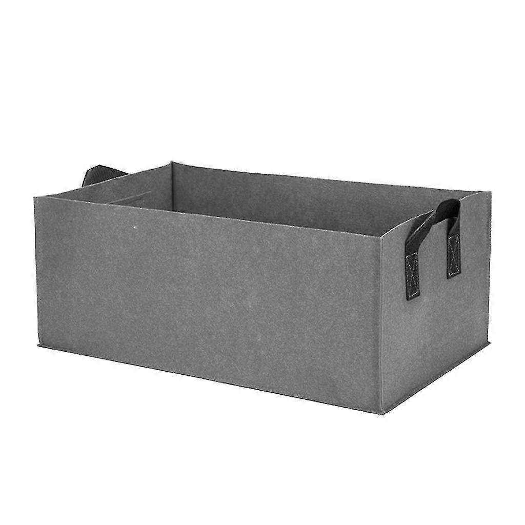 Fabric Raised Garden Bed Rectangle Breathable Planting Container Growth Bag