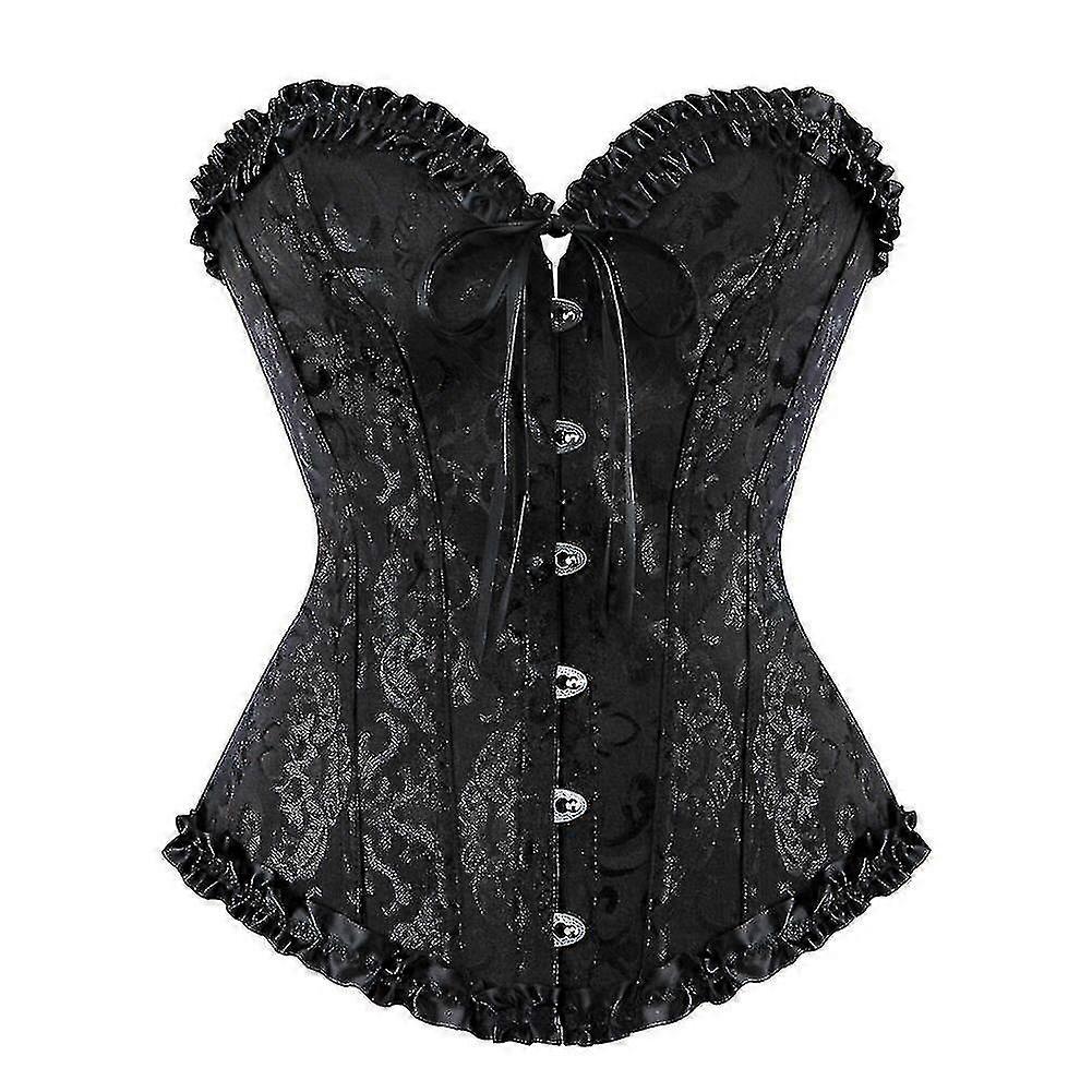 Szexi fűző ruhák a nők számára Plus Size Jelmez Overbust burleszk fűző és mini szoknya szett Tutu Corselet