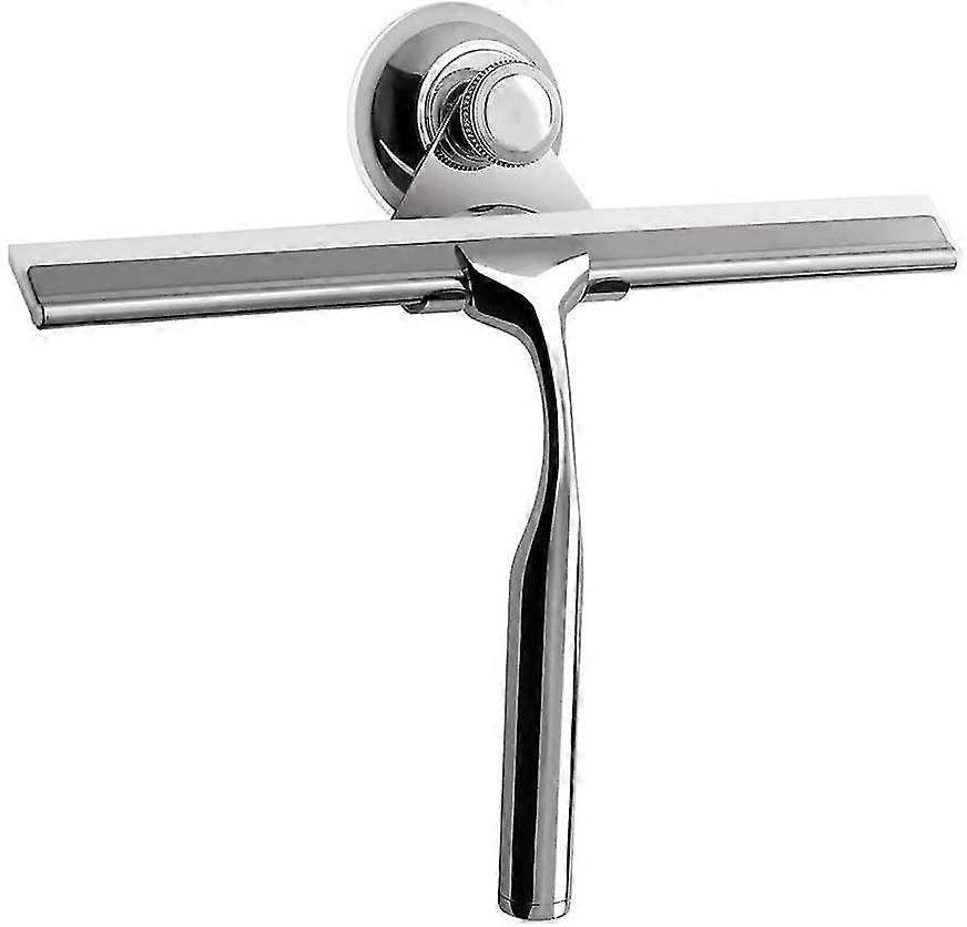 Glass Shower Scraper Household Water Scraper Stainless Steel 24.5 X 17cm Bathroom Window Cleaning Scraper