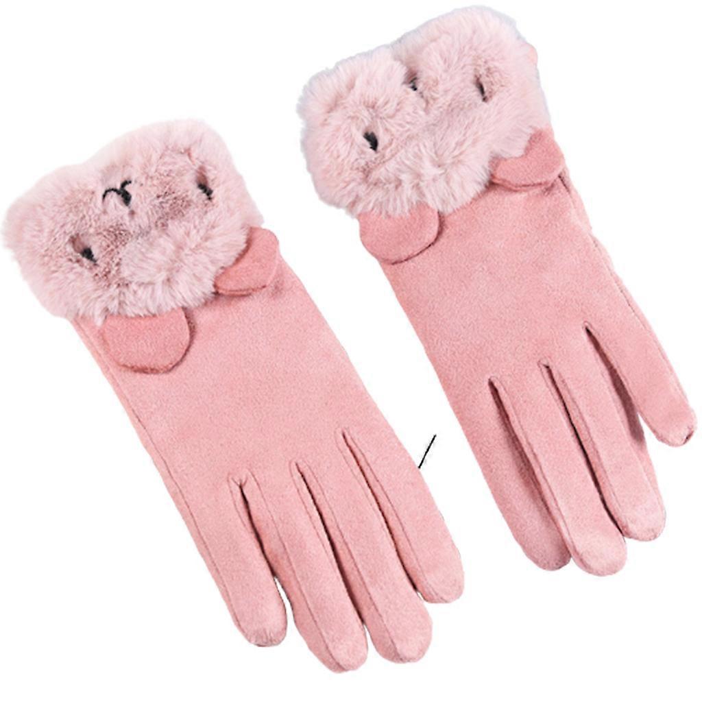 Winter Warm Gloves Non Slip Touchscreen Gloves Windproof Full Finger Gloves