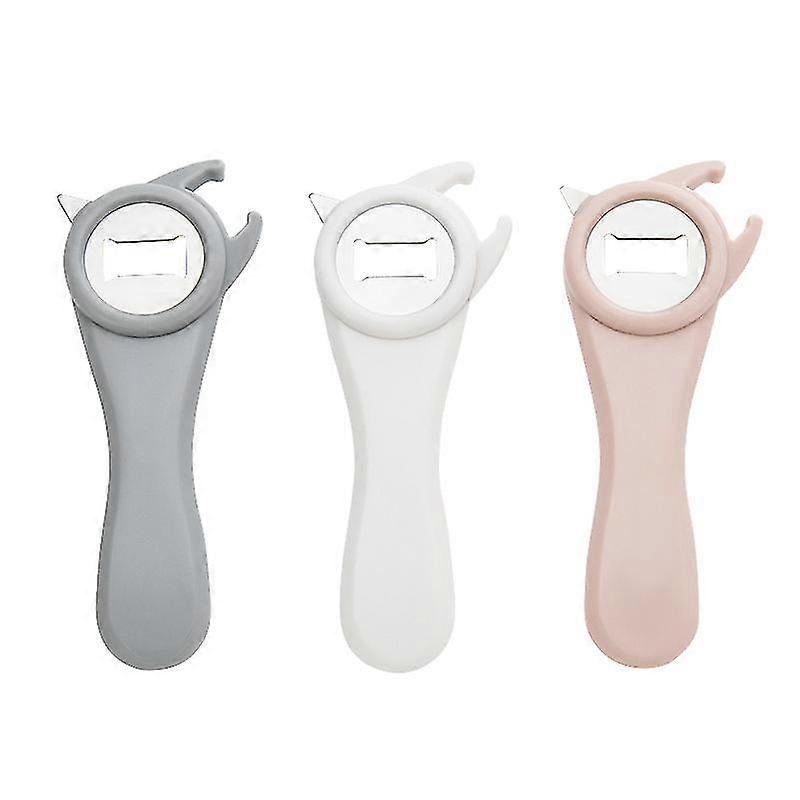 Four-in-one Multi-purpose Bottle Opener Beverage Can Opener Wine Opener(3pcs, Mix Colour)