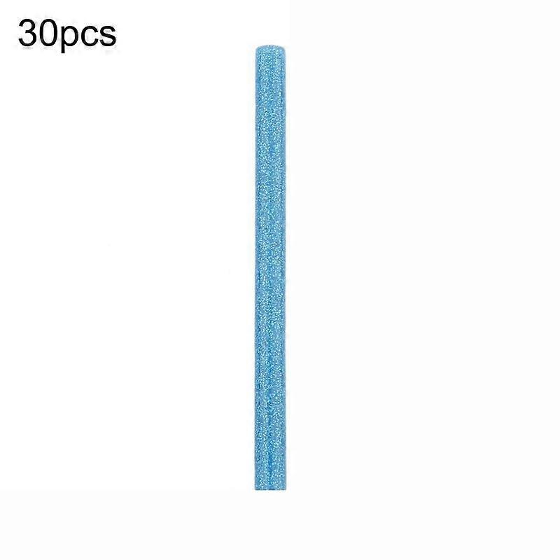 30Pcs/Set Glue Stick Adhesive Easily Use Tasteless Light Colorful Glue Gun Sticks for DIY