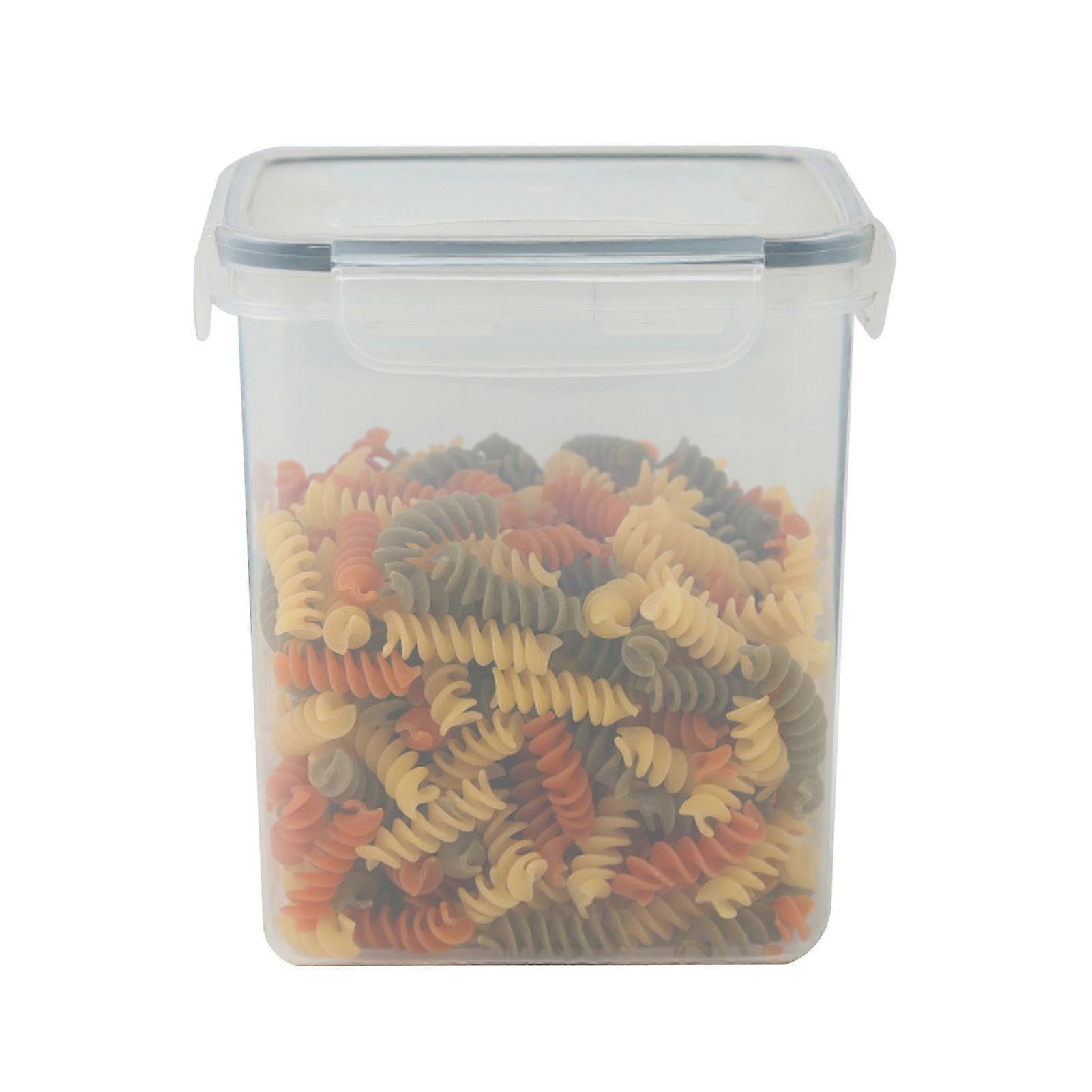 Sealed Storage Jar Box Vacuum Proof Storage Transparent Airtight Jar Kitchen Storage Case with Lid Leakproof Crispers Storage Organizer KAESI