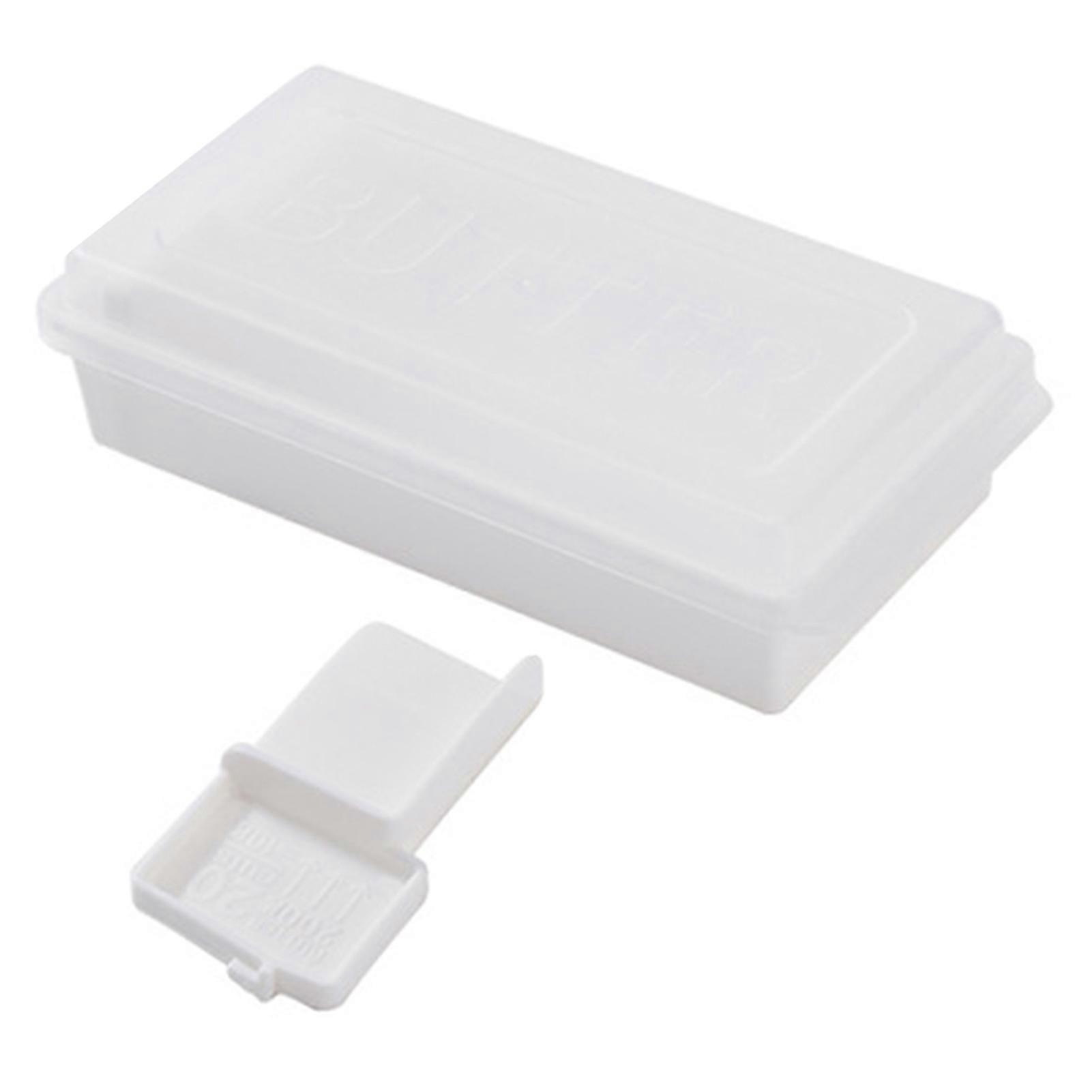 1 Set 250ml Butter Box Container with Cutting Board Cheese Storage Organizer Kitchen Serving Tool for Baking KAESI