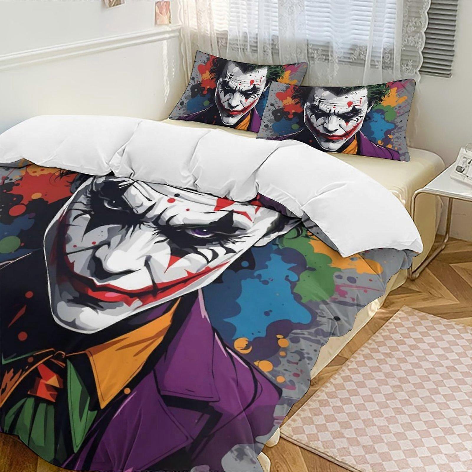 v4122  Bed Sheets Bedding The Dark KnightCartoon Collection 3-Piece Comforter Set, Personalized Bedding Decor for Kids And Teens  Bed Sheets  yuq4122