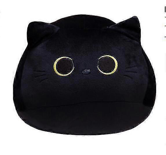 Lovely Desene animate animale umplute jucării drăguț negru Cat în formă de plus moale