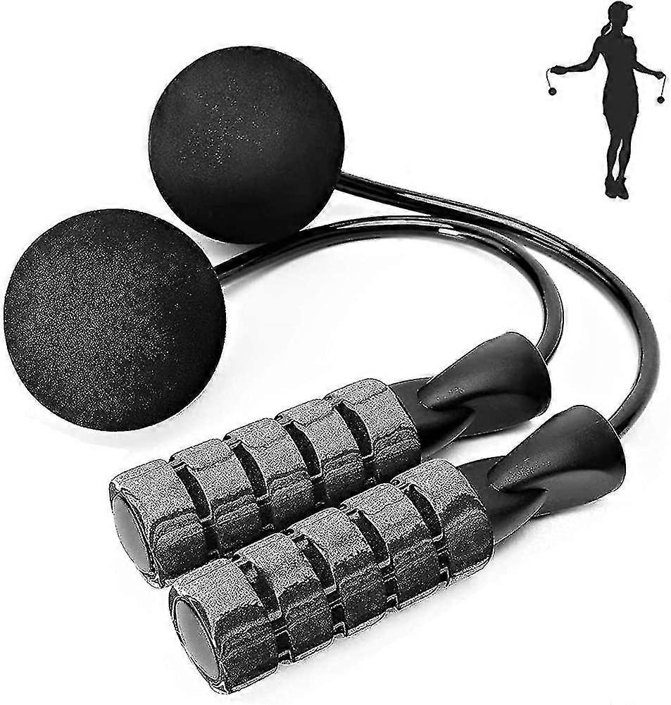 持久力トレーニングのためのフィットネス加重縄跳び調節可能な長さ。ホームフィットネス