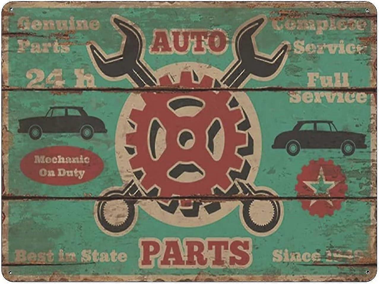 Placa de Lata de Peças de Auto Genuínas Decoração de Metal 8x12 Polegadas OU 12x16 Polegadas Modo 1335