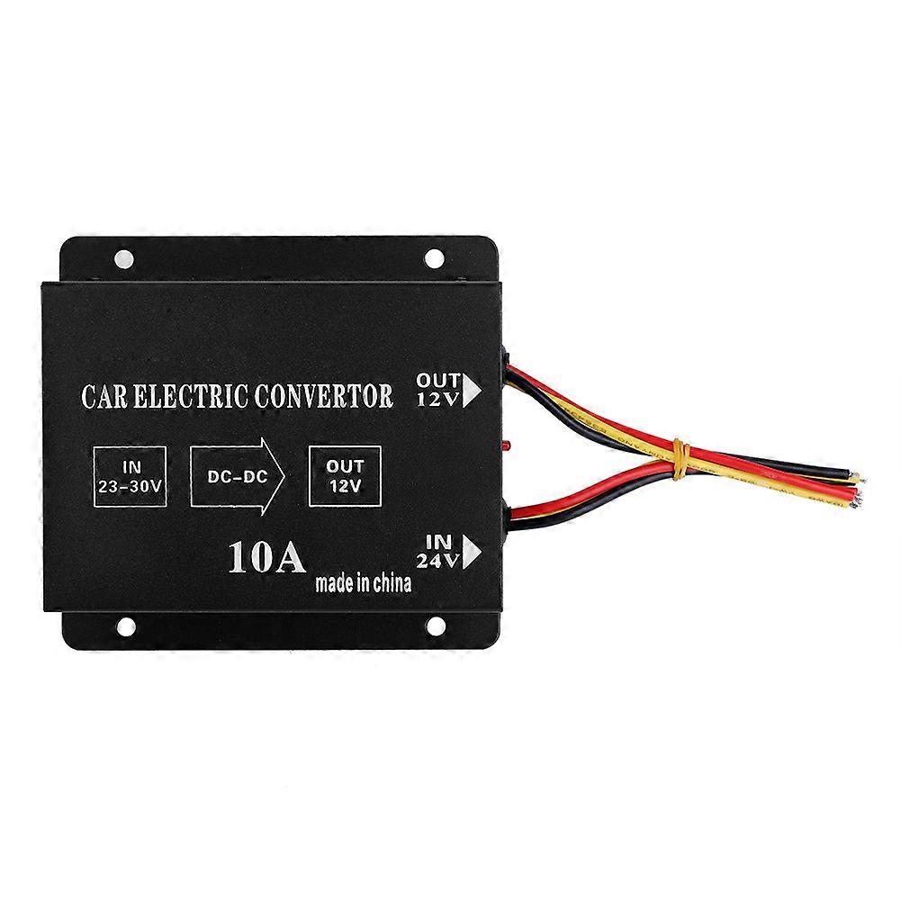 Car Truck 10A 120W DC 24V to 12V Power Converter Electric Voltage Reducer Step down Transformer