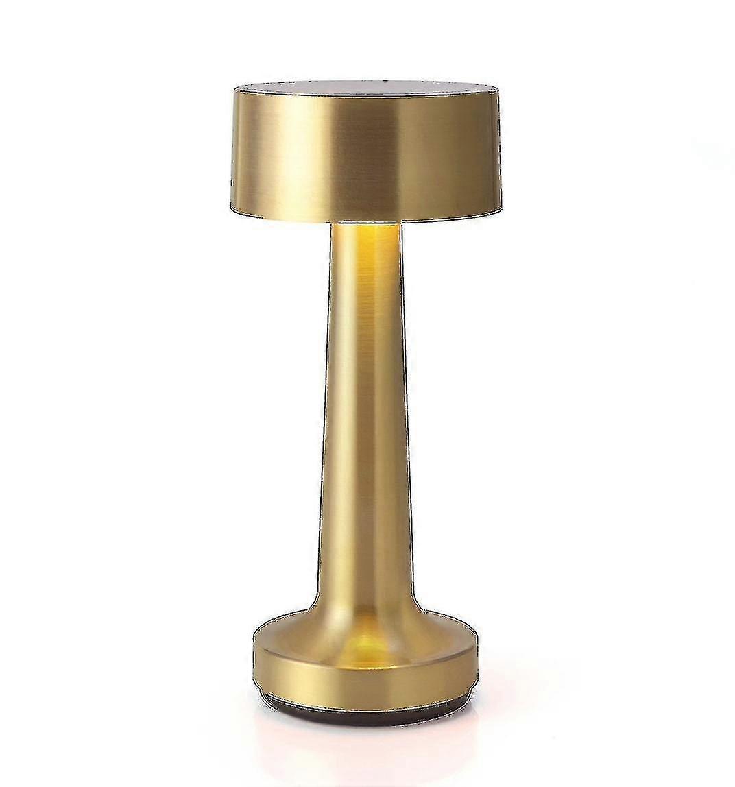 Touch Sensor Bar Rechargeable Table Lamps(golden)