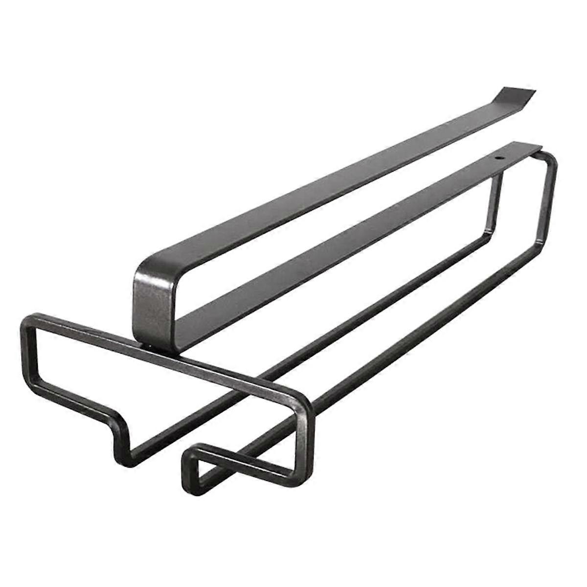 Wine Glass Rack, Under Cabinet Metal Wine Glass Holder, Stemware Rack, Hanging Wine Glass Stroage Rack Organizer-B
