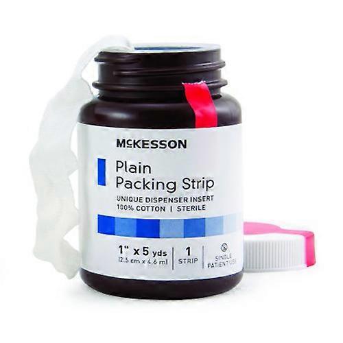 شريط تعبئة الجرح غير المشبع من McKesson 1 بوصة × 5 ياردة ، 1 لكل منهما