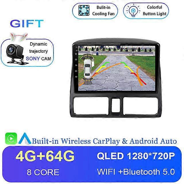Android 12 DSP 4G For Honda CR-V CRV 2001 2002 2003 2004 2005 2006 GPS Navigation Car Radio Multimedia Player Autoradio Stereo