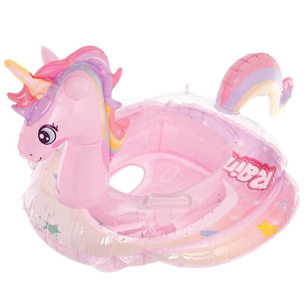 PVC Pool Float Ring Smooth Children Swimming Pool Floaters Wear-Resistant Unisex Reusable Convenient for Summer Vacation