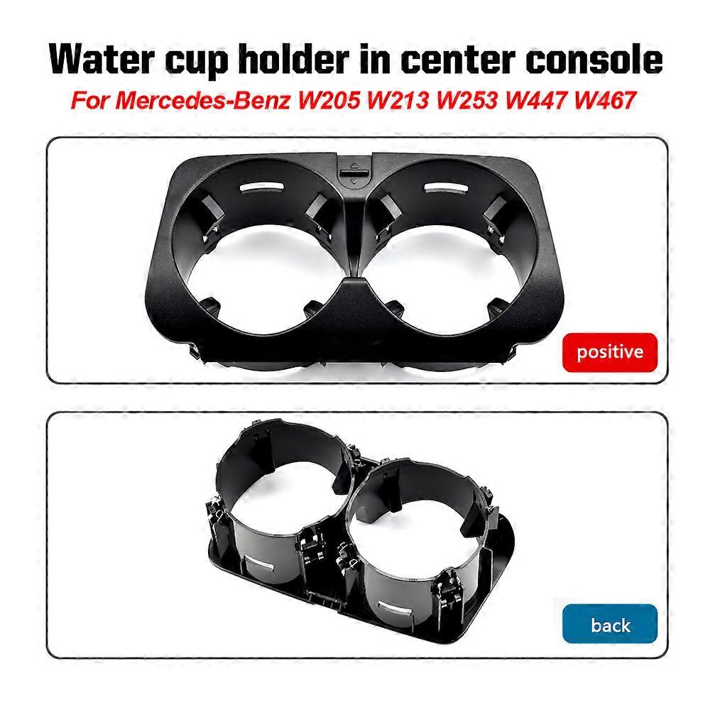 For Mercedes W205 W213 W253 W447 W467 Car Center Console Water Cup Holder for Benz C E GLC V