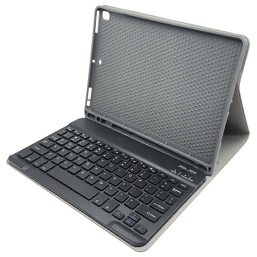 Para iPad Pro 9,7 polegadas, iPad Air, iPad Air 2, iPad 9,7 polegadas (2017), iPad 9,7 polegadas (2018) Capa de teclado