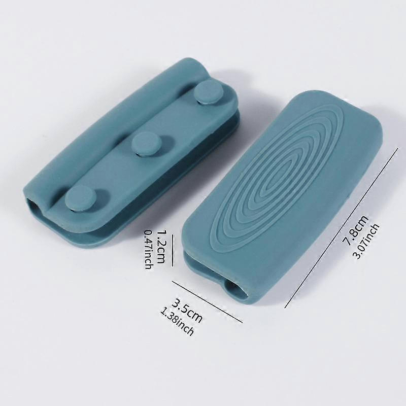 2pcs Silicone Pot Handle Covers - Keep Your Hands Safe from Burns & Slips!
