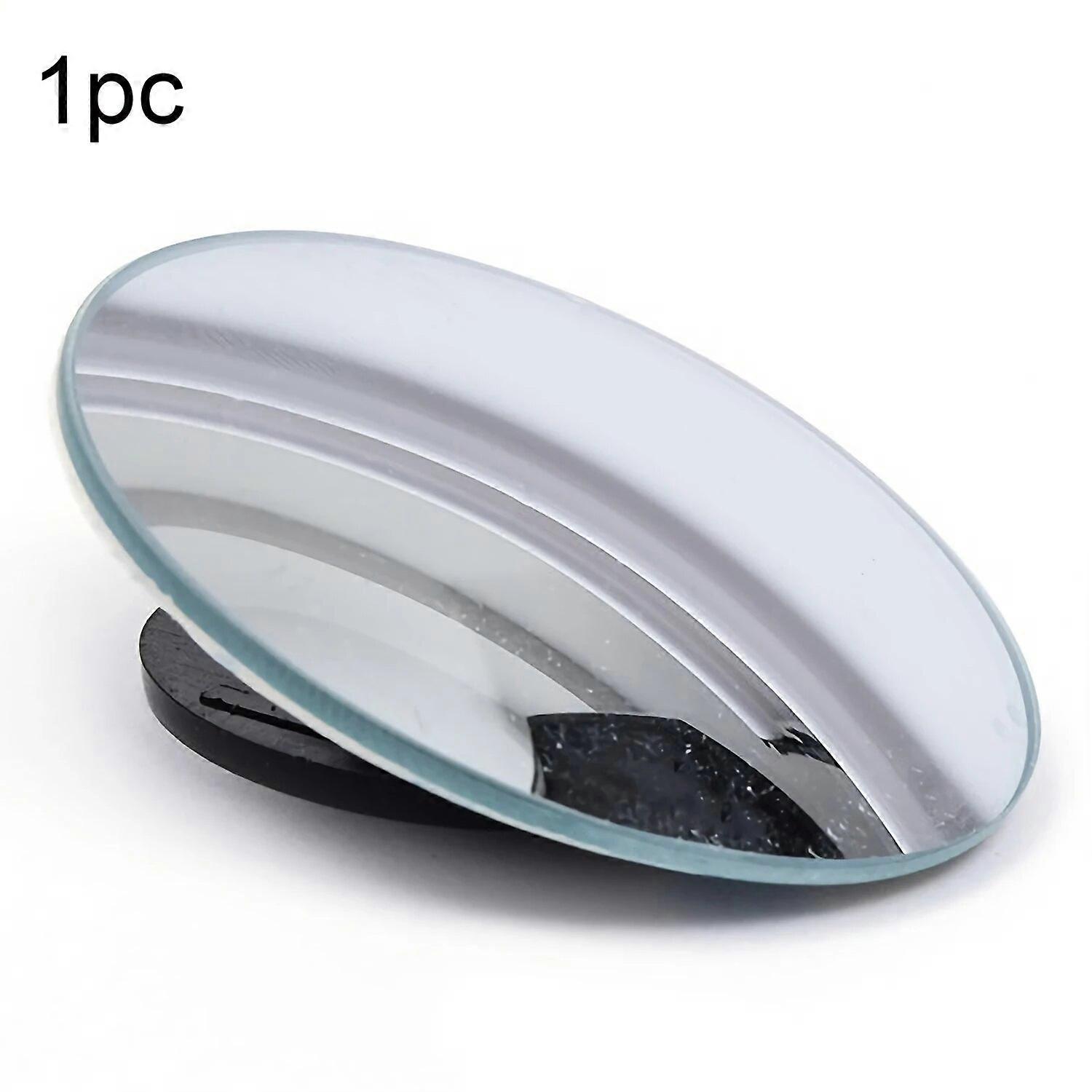 2pcs Car Rearview Mirror Frameless Adhesive Car Blind Spot Mirror Wide Angle Adjustable 360 Rotation Round /Square/Sector Shape