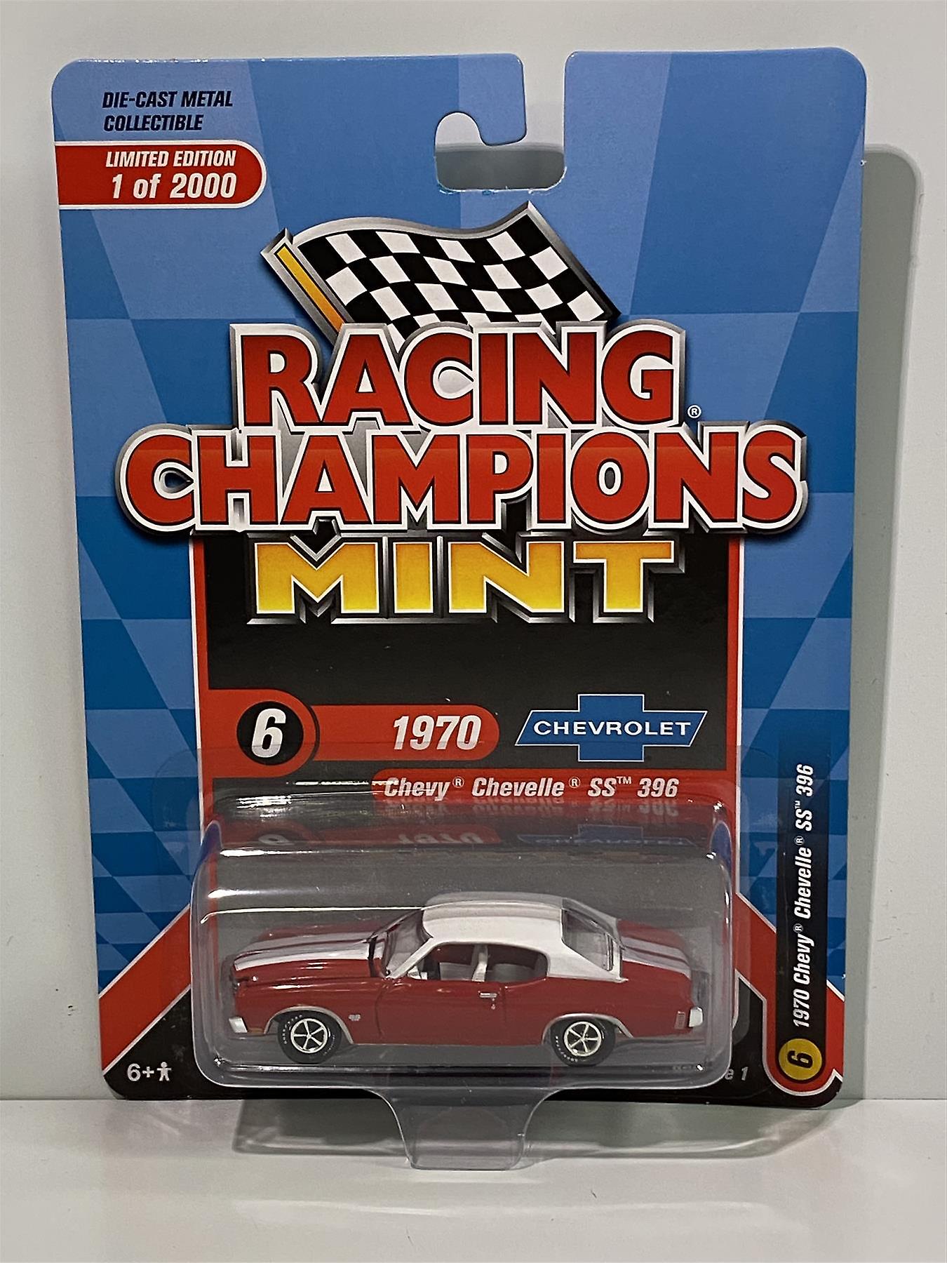 1970 雪佛兰 Chevelle SS 396 红白 1：64 赛车冠军 RC012