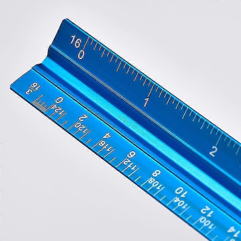 aluminum Architect Scale, Triangle Scale, Scale For Blueprints, Triangle Ruler, Drawing Ruler, Architect Ruler, Metal Scale, Architectural Ruler PXCL