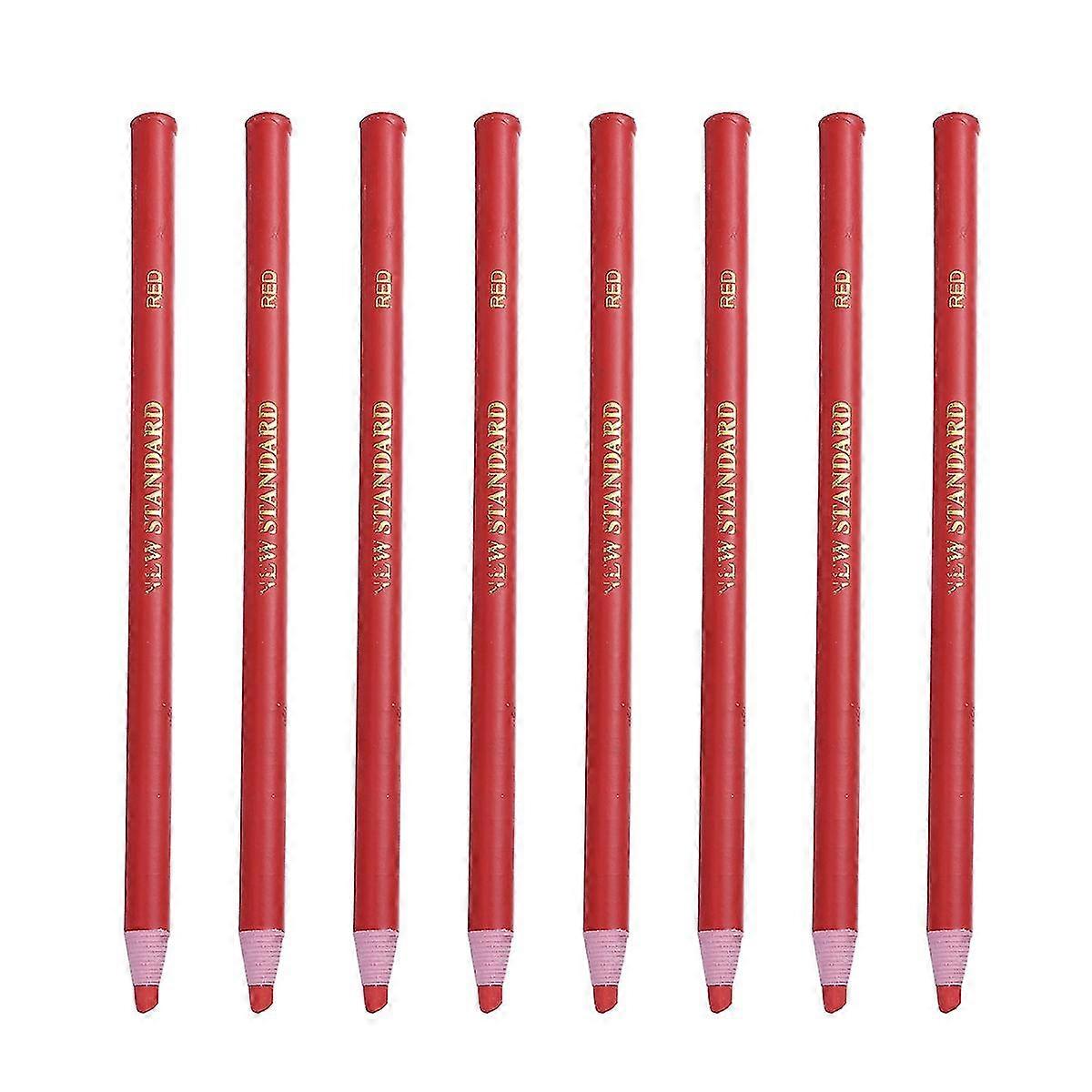 12 τεμ κόκκινα κραγιόνια ξεφλουδίζουν τη φλούδα μαρκαδόρου της Κίνας - off φλούδα μολυβιού λίπους - μαρκαδόρος