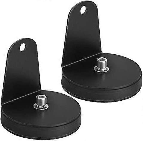 2pcs Magnetic Base LED Light Bar Mounting Brackets, Mounting Bracket Suction Cup Holder for LED Work Lights Driving Lights