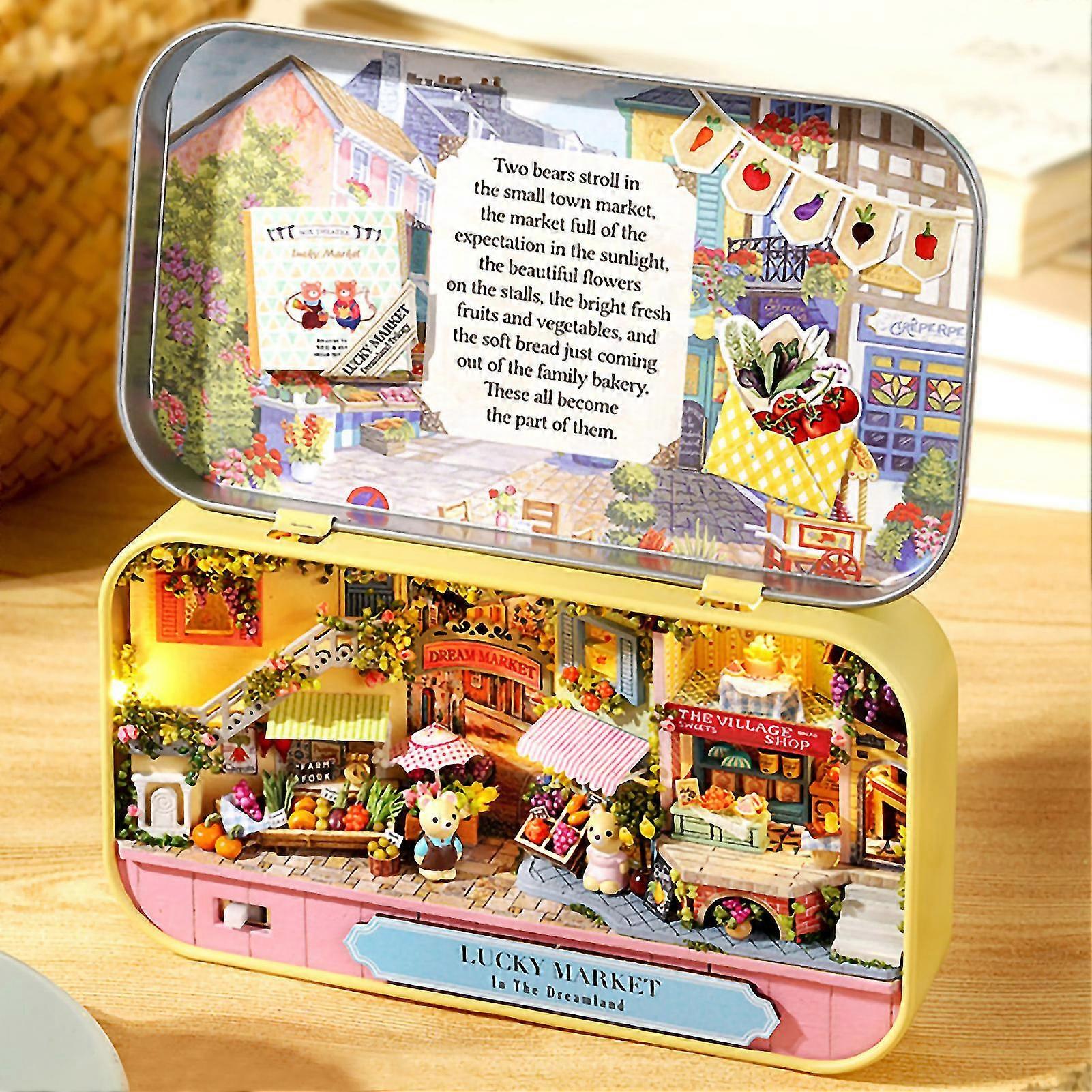 Easy-to-Assemble Mini Box Theater Model for Home Decoration