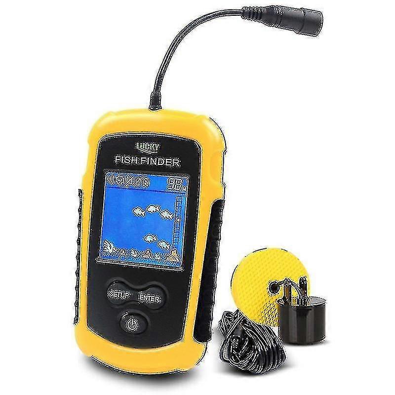 Ffc1108-1 Alarm 100m Tragbare Sonar Fisch Finder Angeln Köder Echo Echo Echo Echo Finder Alarm
