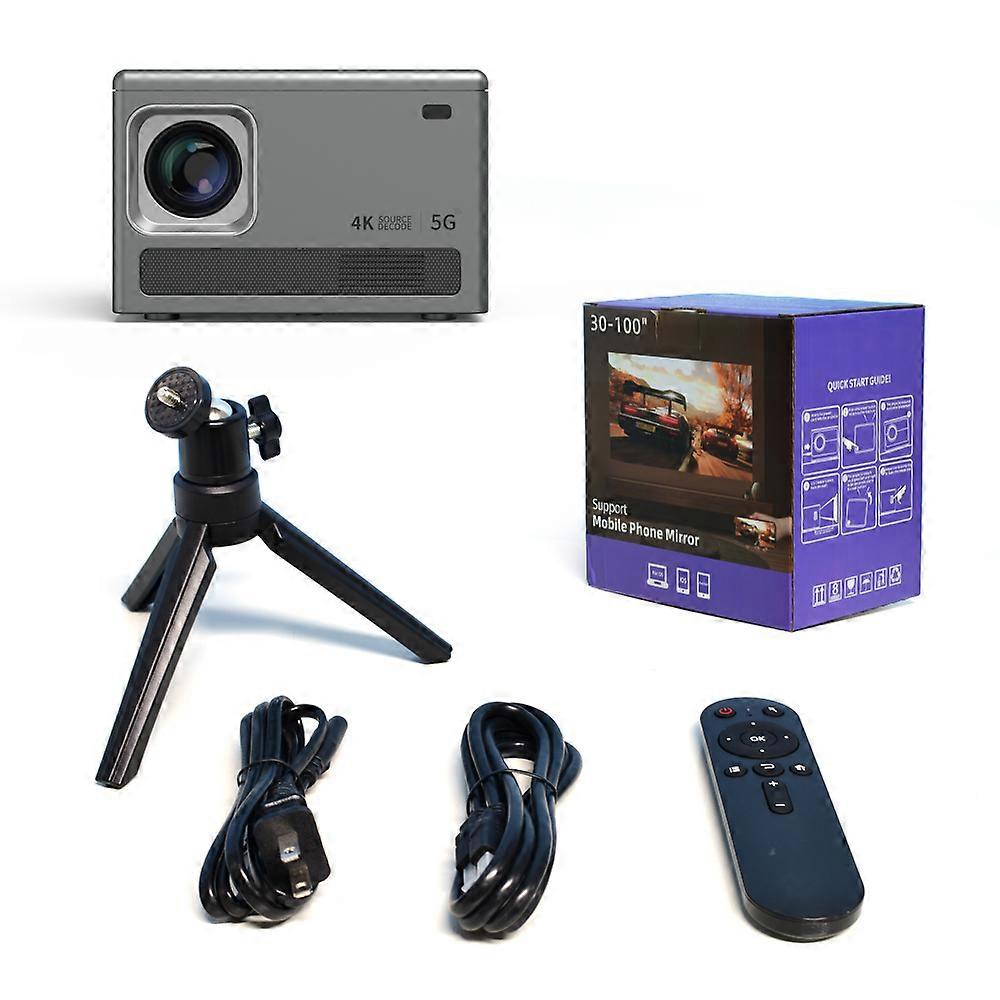 Android 10.0 Projector Dual Wifi 300ANSI Support 4K include Bracket 12000 lumens 1280*720P Home Theater Projetor