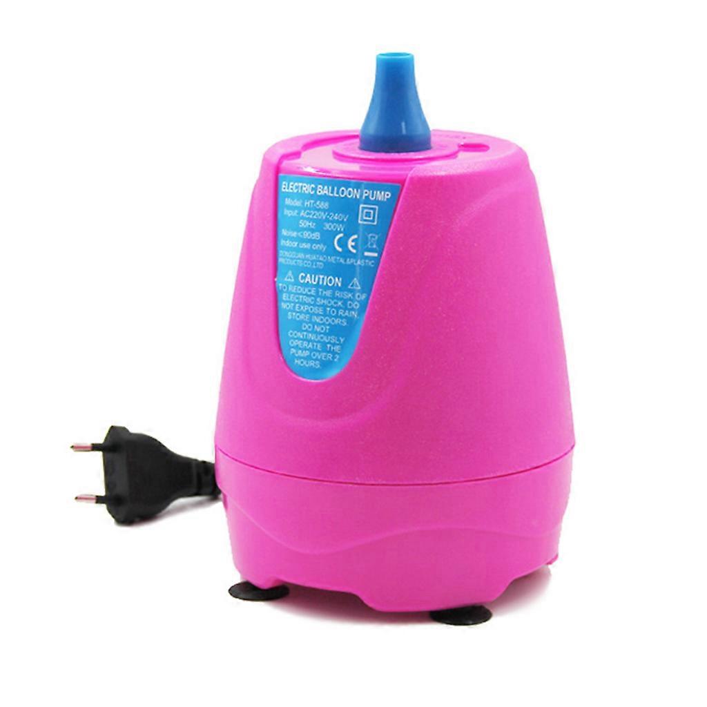 Mini Electric Balloon Pump Inflator Single Nozzle Air Compressor Blower EU Plug