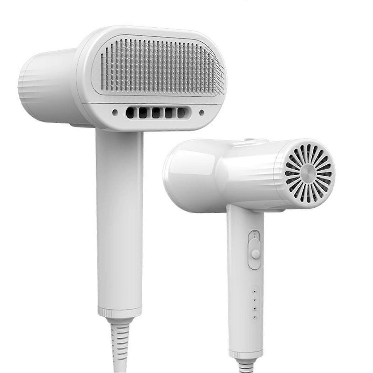 Pet Dryer and Brush, 3 Blowing Modes, Low Noise- Perfect Dog Dryer for Pet Grooming, Small and Medium Dogs/Cats EU Plug