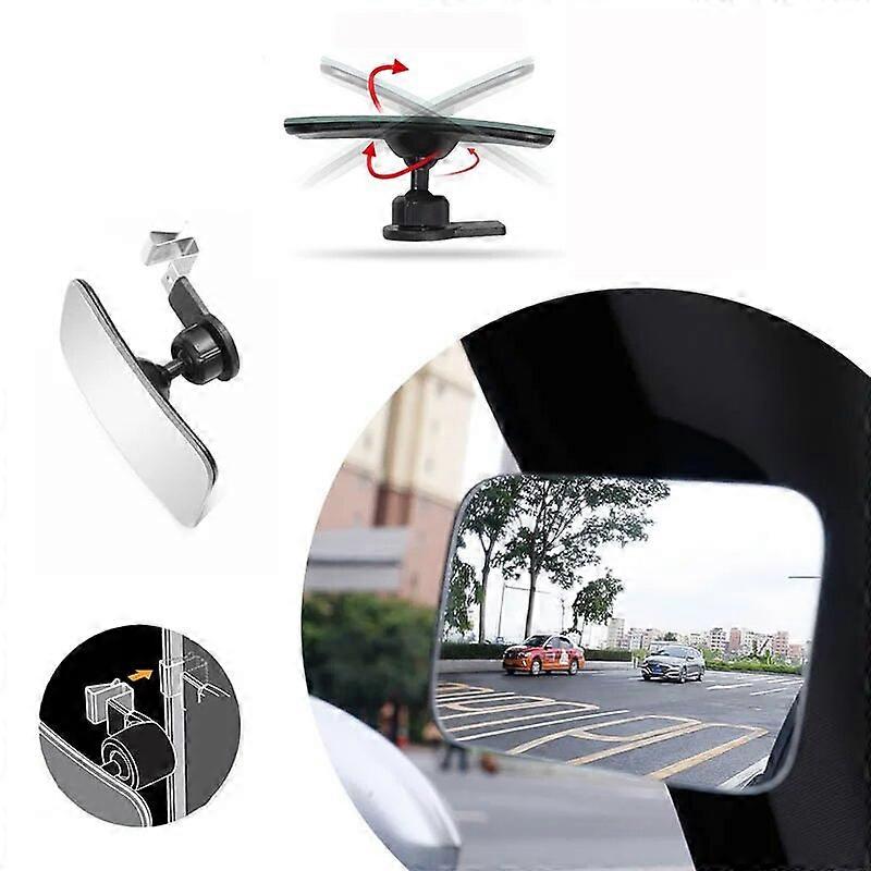 Car Blind Spot Mirrow 360 Degree Adjustable HD Convex Rearview Mirror Wide Angle Anti-drop Vehicle Parking Auxiliary MirrowMotor Vehicle Mirrors