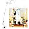 thumbnail interactive-video image 1 of Adjustable Mosquito Net Stand & Holder Set For Cribs - White, 3.6ft Tall, With Clips (Net Not Included) 1 of 11