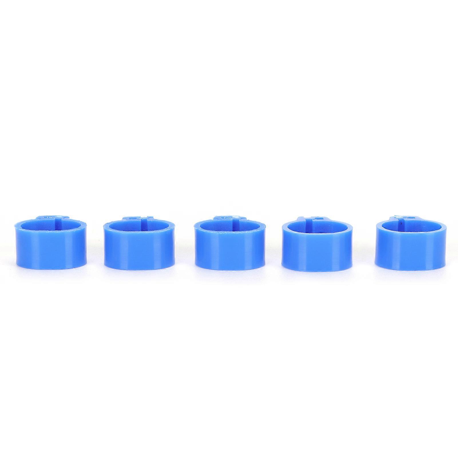 200Pcs 10mm galambok Nincs szó lábgyűrű baromfi lábkapocs azonosító gyűrű madarak kellékekBlue