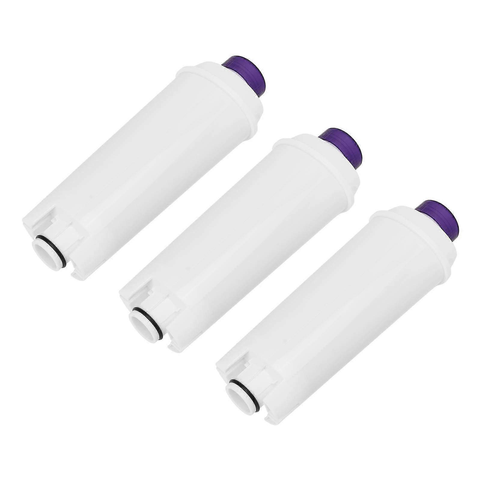 3pcs Coffee Machine Water Filter Replacement ABS compatible with DeLonghi DLSC002 Coffee Maker