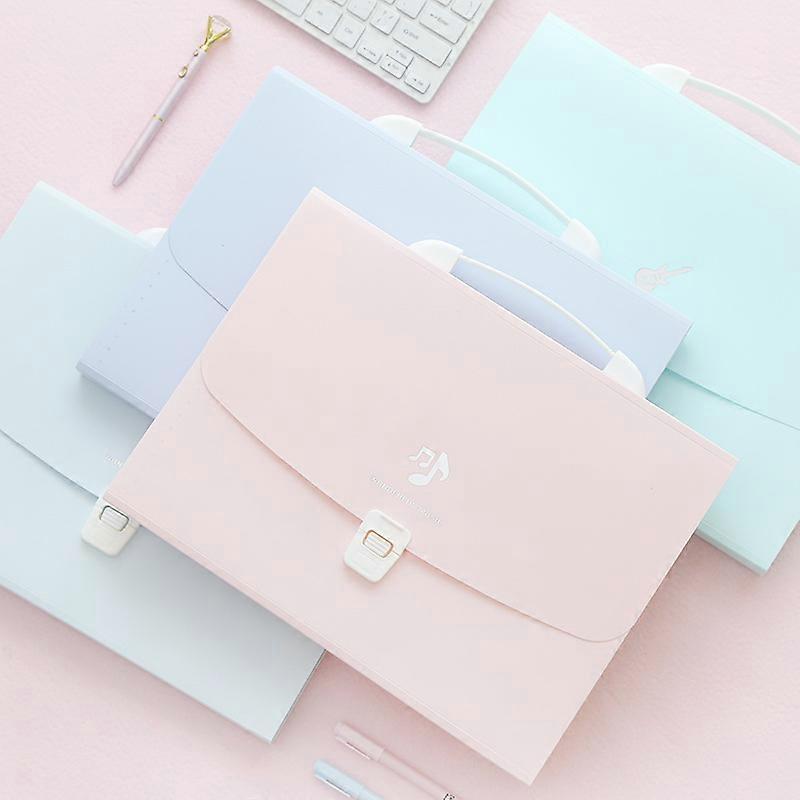 4 Packs Expanding File Folder With 13 Pockets