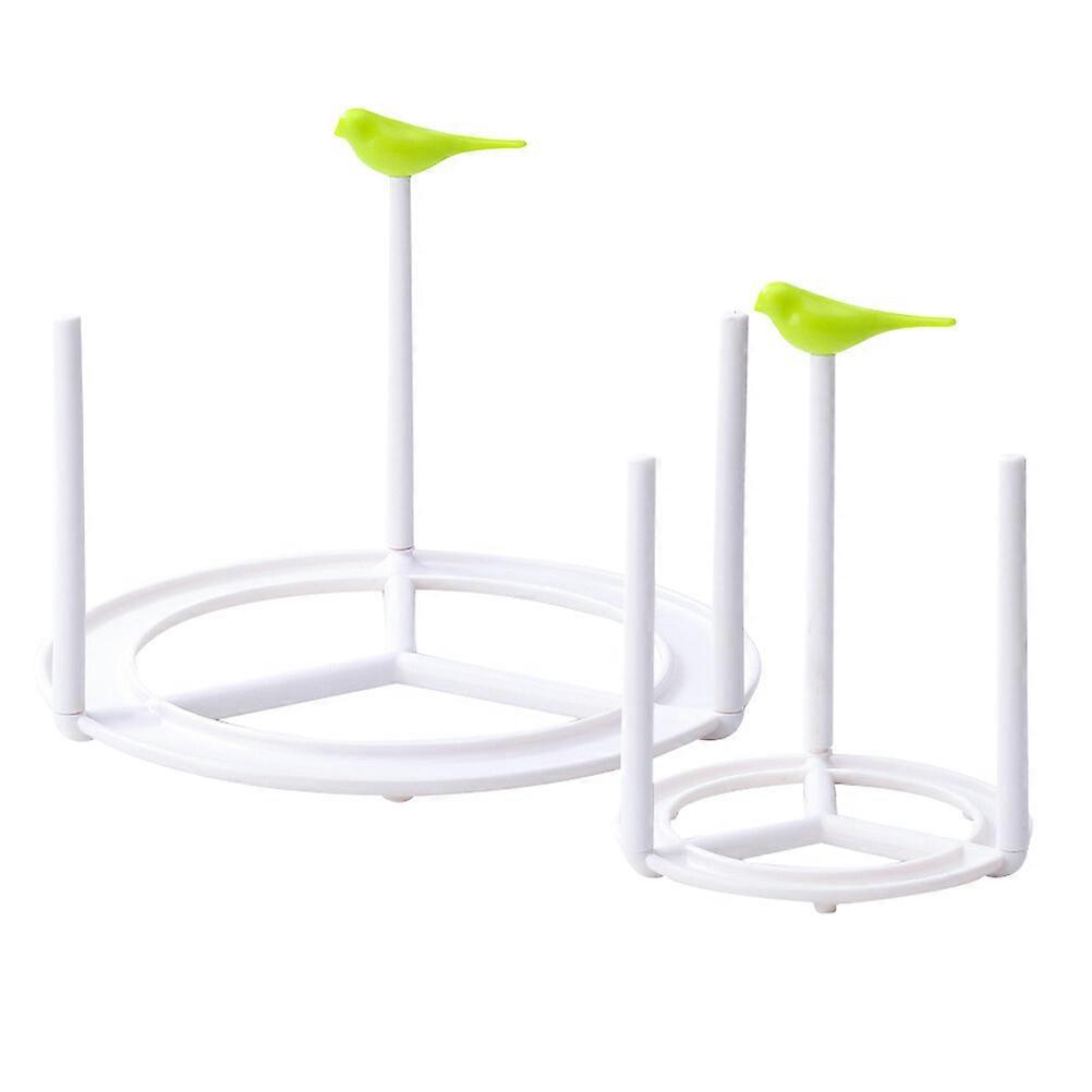 2pcs Kitchen Dish Drying Rack Bowl Drying Rack Plate Drainer Tableware Drying Holder