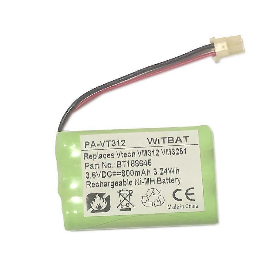 تم اختباره بالفعل بطارية مراقبة الطفل Vtech Vm312 Vm3251 القابلة للتطبيق Bt188645 Bt288645