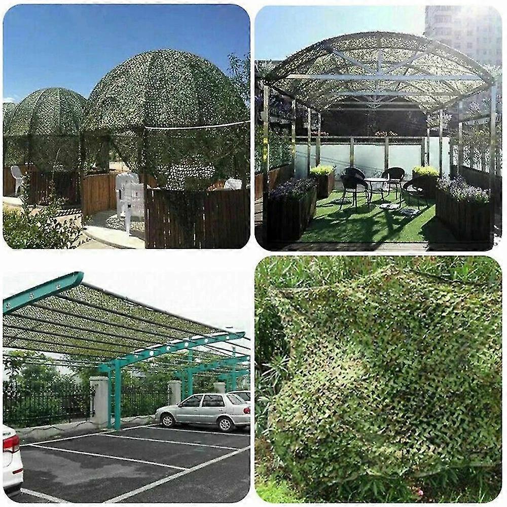 1.5mx1m /4mx5m Hunting Military Camouflage Net Woodland Army Camouflage Net Camping Awning Tent Sunshade Awning