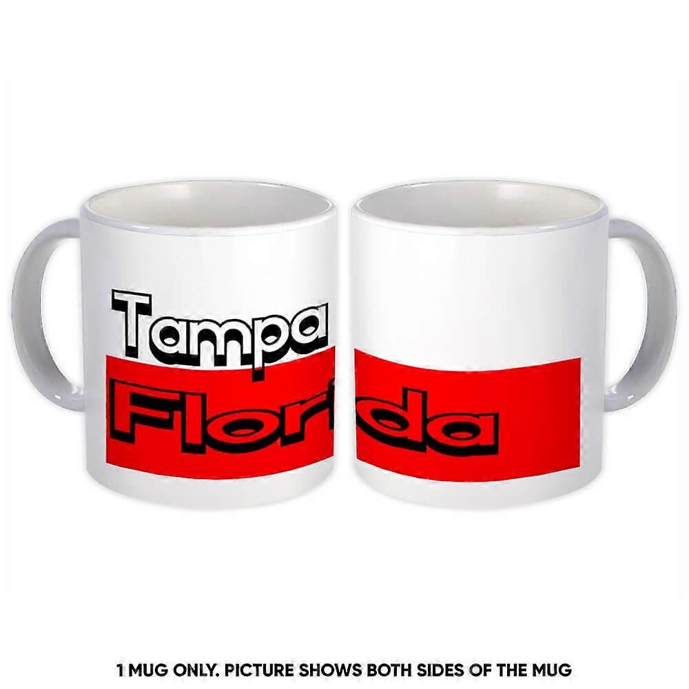 Gift Mug: Tampa Florida Rectangle
