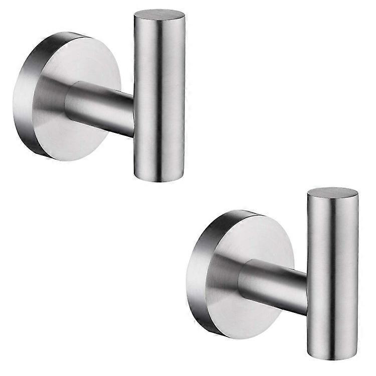 2pcs Perforated Suction Cup Hooks Shower Towel Holder