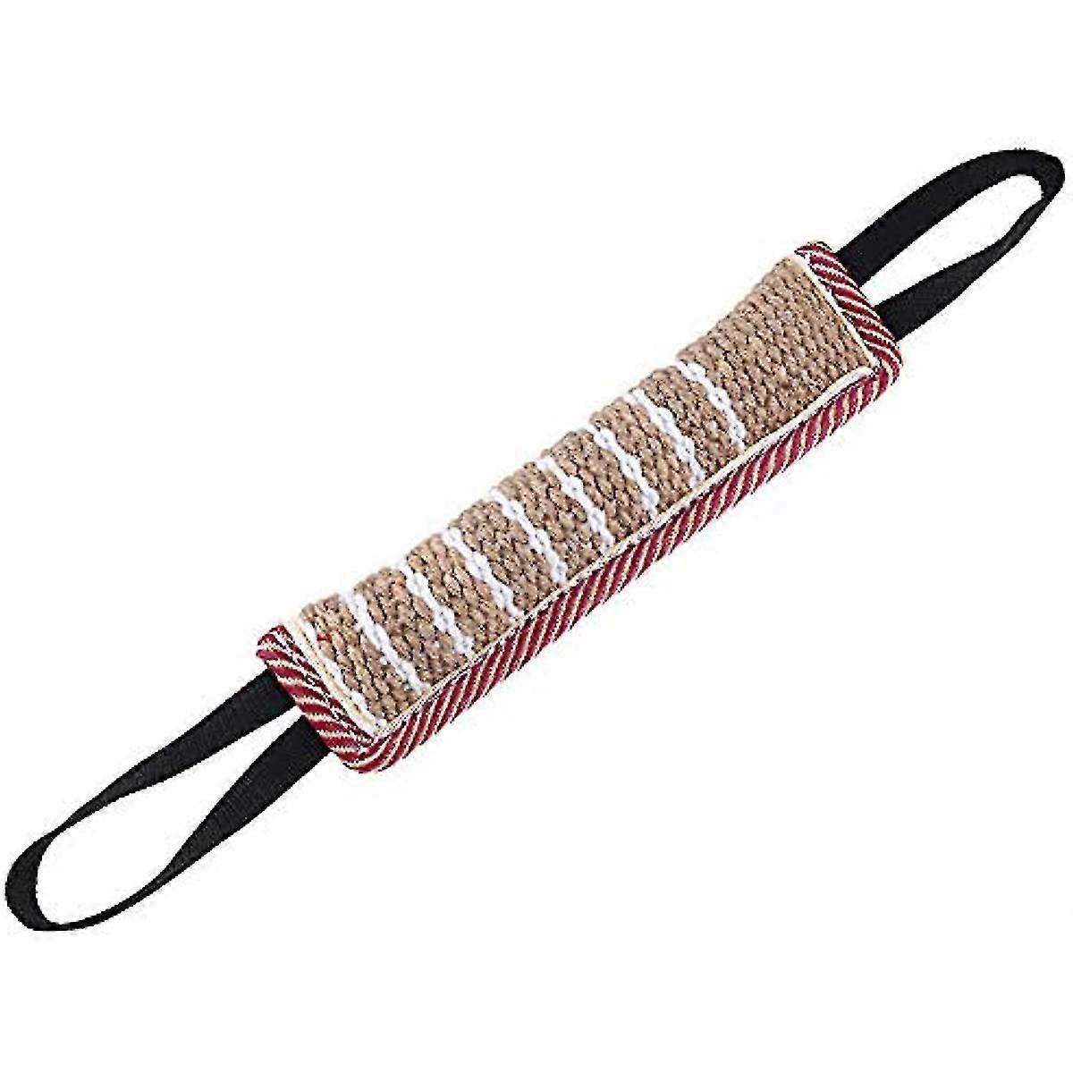 Jouet à tirer pour chien, coussin à mordre pour chien, jouet à mordre en jute, jouet à tirer pour chien, jouets interactifs pour chiens de taille moyenne à grande