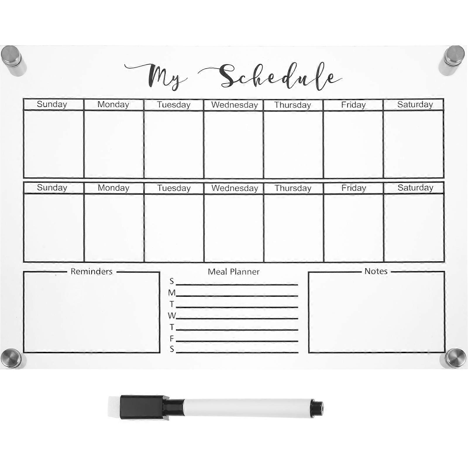 1 Set Desktop Whiteboard Small Dry Erase Board Desktop Dry Erase Board Hanging Whiteboard
