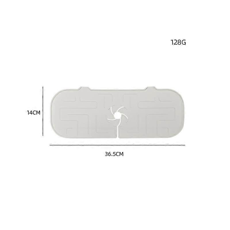 silikon tappekran håndtak drypp catcher skuff, silikon tappekran matte for kjøkkenvask - splash guard, vann tørking pads bak tappekran