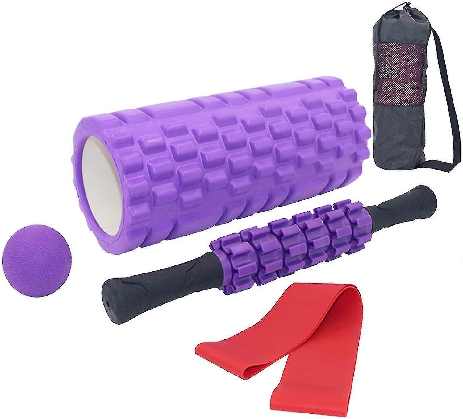 Fascia Roller Spine Set con rodillo de espuma, músculos masaje Roller Stick