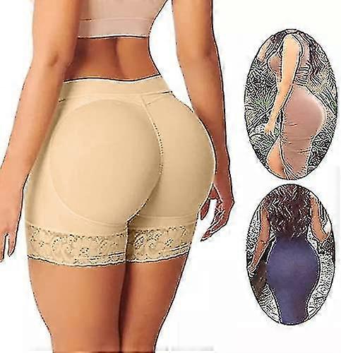 Kvinnors push up butt lifter Shaping underkläder, osynlig spets magkontroll trosor kroppsformare