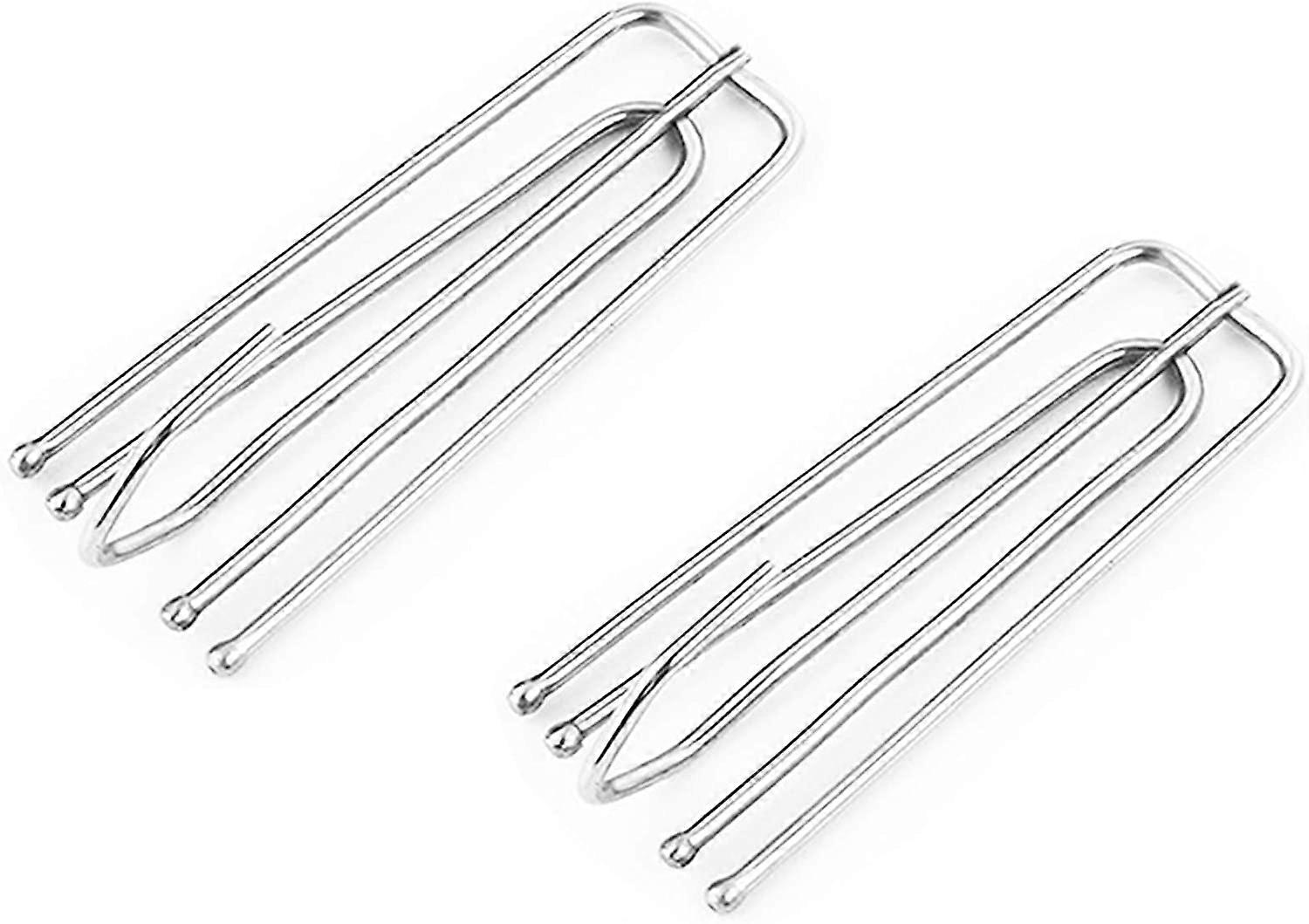 30 Pack Curtain Rings With Hooks And 30 Pack Pinch Pleat Hooks - Metal Drapery Hardware Set In Black