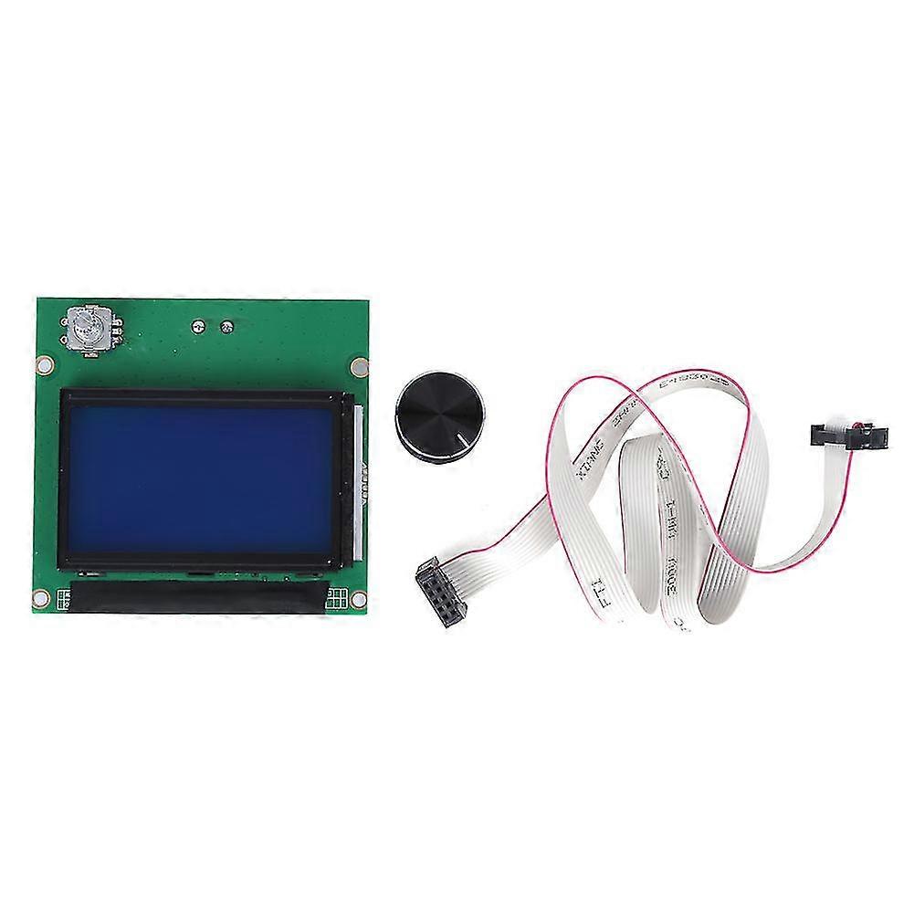 Lcd Screen Display Controller With Cable Knob 3d Printer Accessory For Ender3