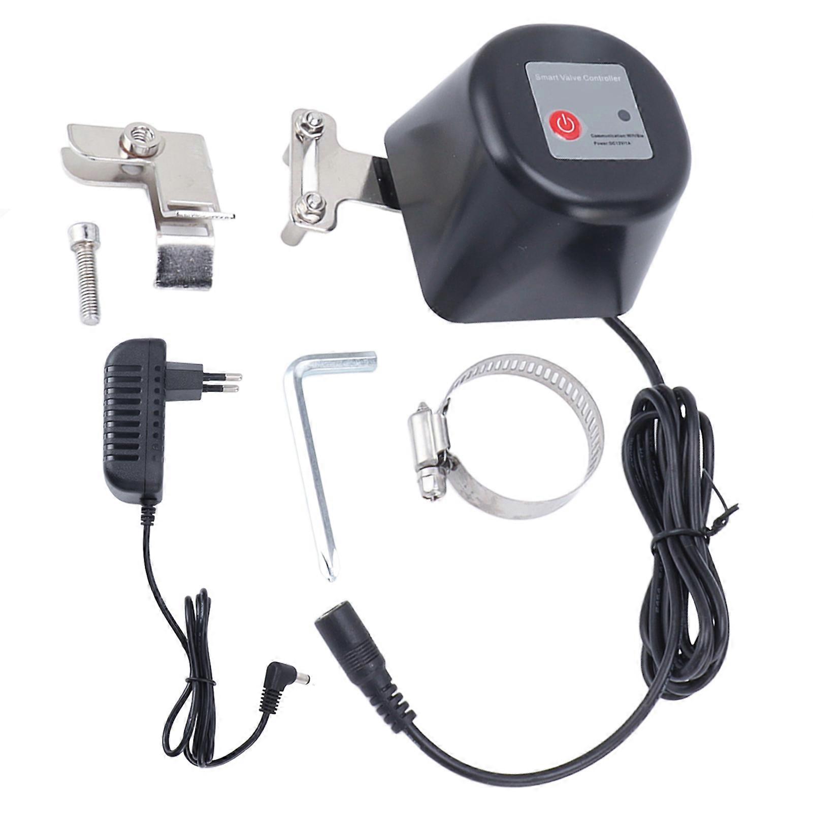 Inteligentny sterownik zaworu WiFi Automatyczny ręczny manipulator zaworu kulowego DC 12V 1A Wtyczka UE 100?240V